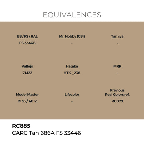 AK Interactive REAL COLORS Carc Tan 686A Fs 33446 17 ml.