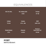 AK Interactive REAL COLORS Nato Brown 17 ml.