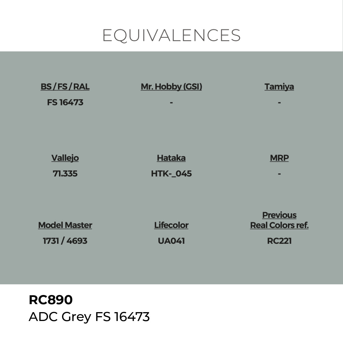 AK Interactive REAL COLORS Adc Grey Fs 16473 17 ml.