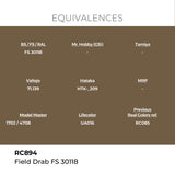 AK Interactive REAL COLORS Field Drab Fs 30118 17 ml.