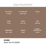 AK Interactive REAL COLORS Dark Tan Fs 30219 17 ml.