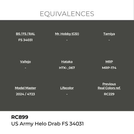 AK Interactive REAL COLORS Us Army Helo Drab Fs 34031 17 ml.
