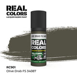 AK Interactive REAL COLORS Olive Drab Fs 34087 17 ml.