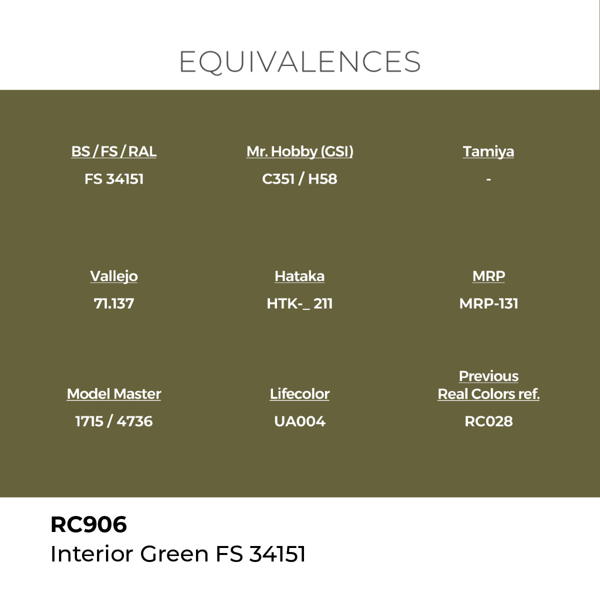 AK Interactive REAL COLORS Interior Green Fs 34151 17 ml.
