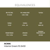 AK Interactive REAL COLORS Interior Green Fs 34151 17 ml.
