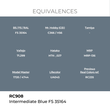 AK Interactive REAL COLORS Intermediate Blue Fs 35164 17 ml.