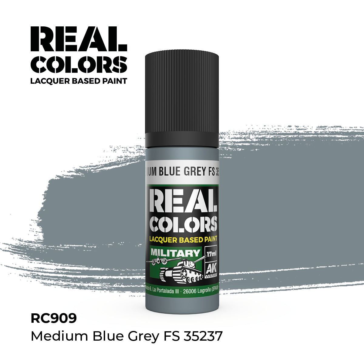 AK Interactive REAL COLORS Medium Blue Grey Fs 35237 17 ml.