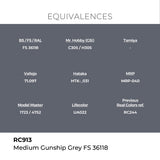 AK Interactive REAL COLORS Medium Gunship Grey Fs 36118 17 ml.