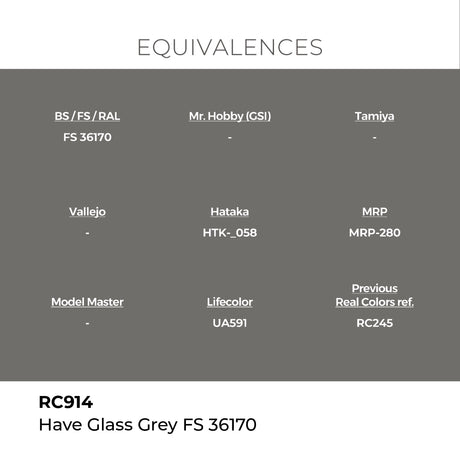 AK Interactive REAL COLORS Have Glass Grey Fs 36170 17 ml.
