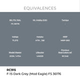 AK Interactive REAL COLORS F-15 Dark Grey (Mod Eagle) Fs 36176 17 ml