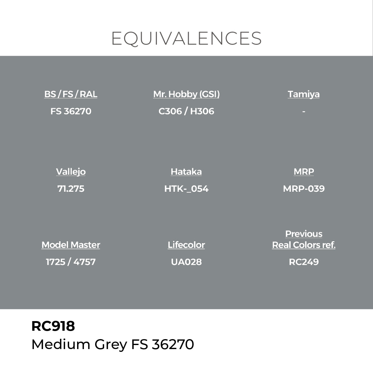 AK Interactive REAL COLORS Medium Grey Fs 36270 17 ml.