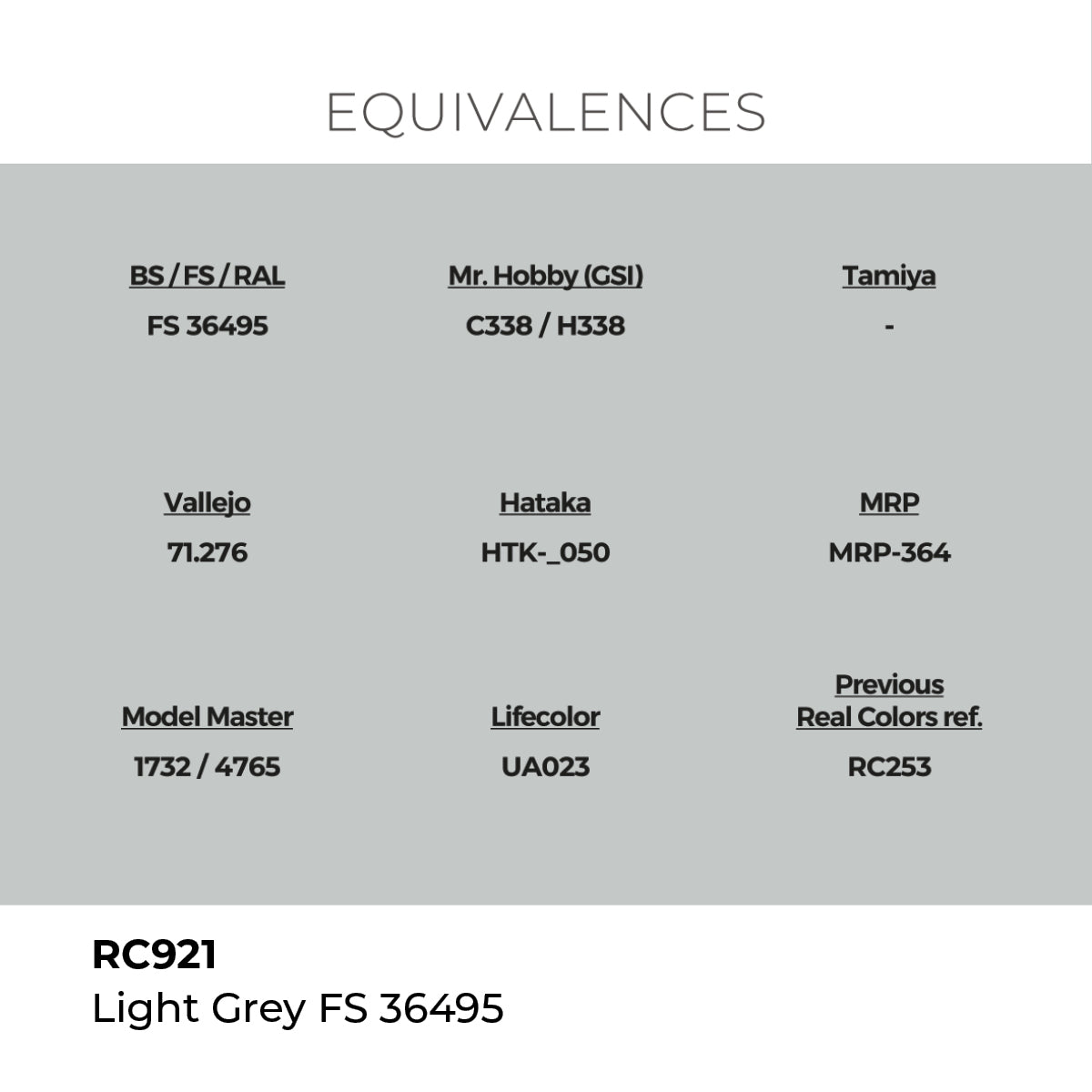 AK Interactive REAL COLORS Light Grey Fs 36495 17 ml.