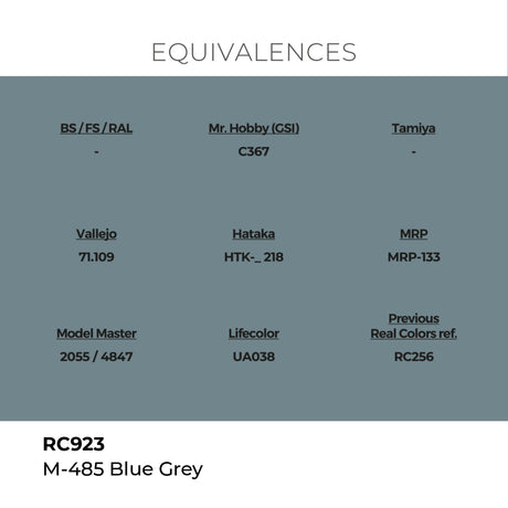 AK Interactive REAL COLORS M-485 Blue Grey 17 ml.