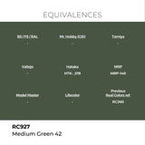 AK Interactive REAL COLORS Medium Green 42 17 ml.
