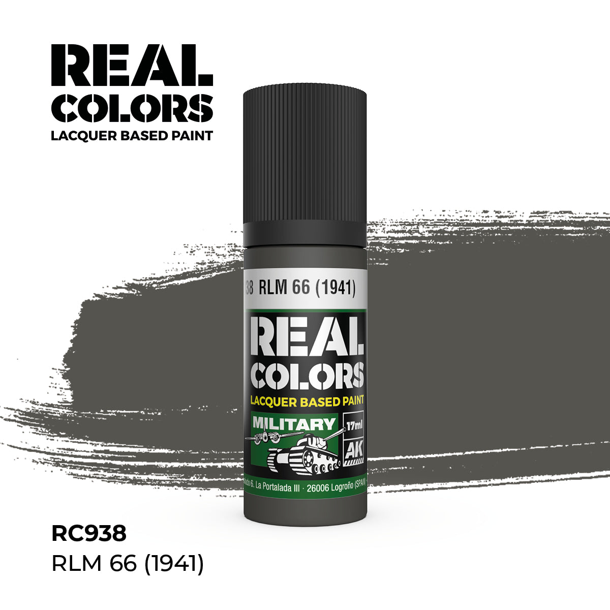 AK Interactive REAL COLORS Rlm 66 (1941) 17 ml.