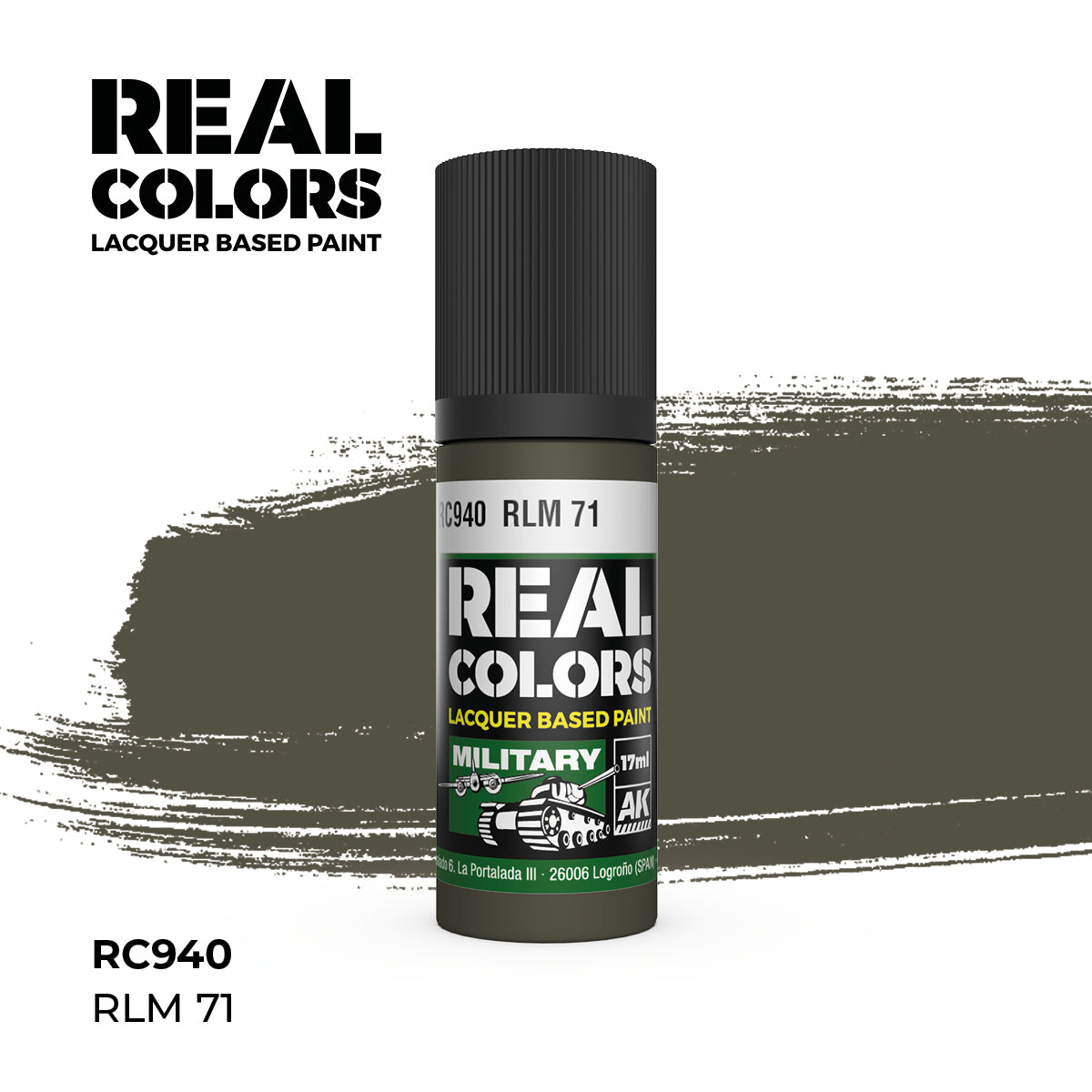 AK Interactive REAL COLORS Rlm 71 17 ml.