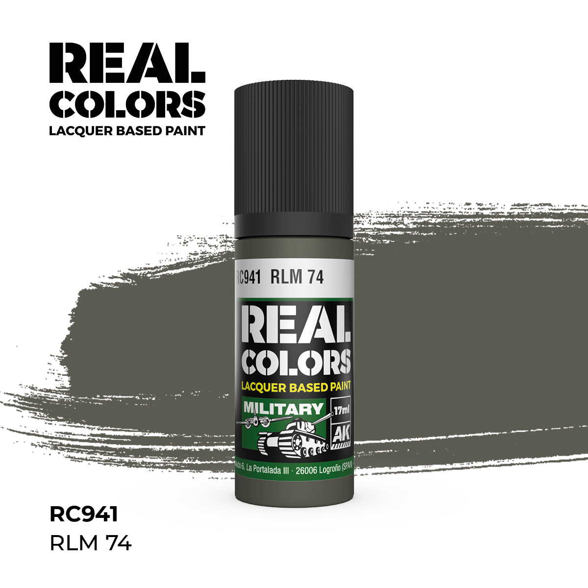 AK Interactive REAL COLORS Rlm 74 17 ml.