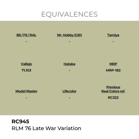 AK Interactive REAL COLORS Rlm 76 Late War Variation 17 ml.