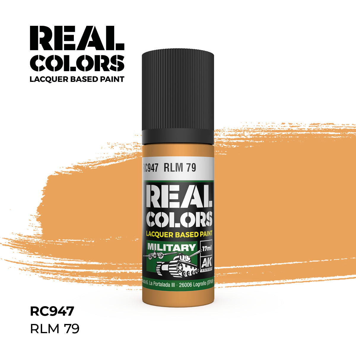 AK Interactive REAL COLORS Rlm 79 17 ml.
