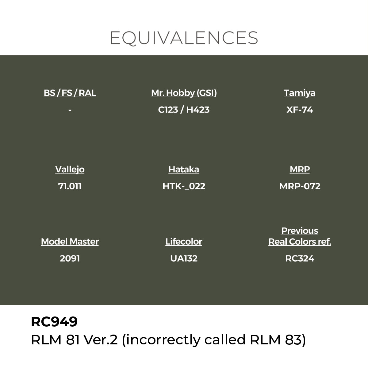 AK Interactive REAL COLORS Rlm 81 Ver.2 (Incorrectly Called Rlm 83) 17 ml.