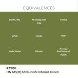 AK Interactive REAL COLORS Ijn M3 (M) Mitsubishi Interior Green 17 ml.