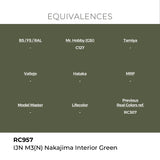 AK Interactive REAL COLORS Ijn M3 (N) Nakajima Interior Green 17 ml.