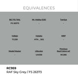 AK Interactive REAL COLORS Raf Sky Grey 17 ml.