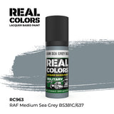 AK Interactive REAL COLORS Raf Medium Sea Grey Bs381C/637 17 ml.