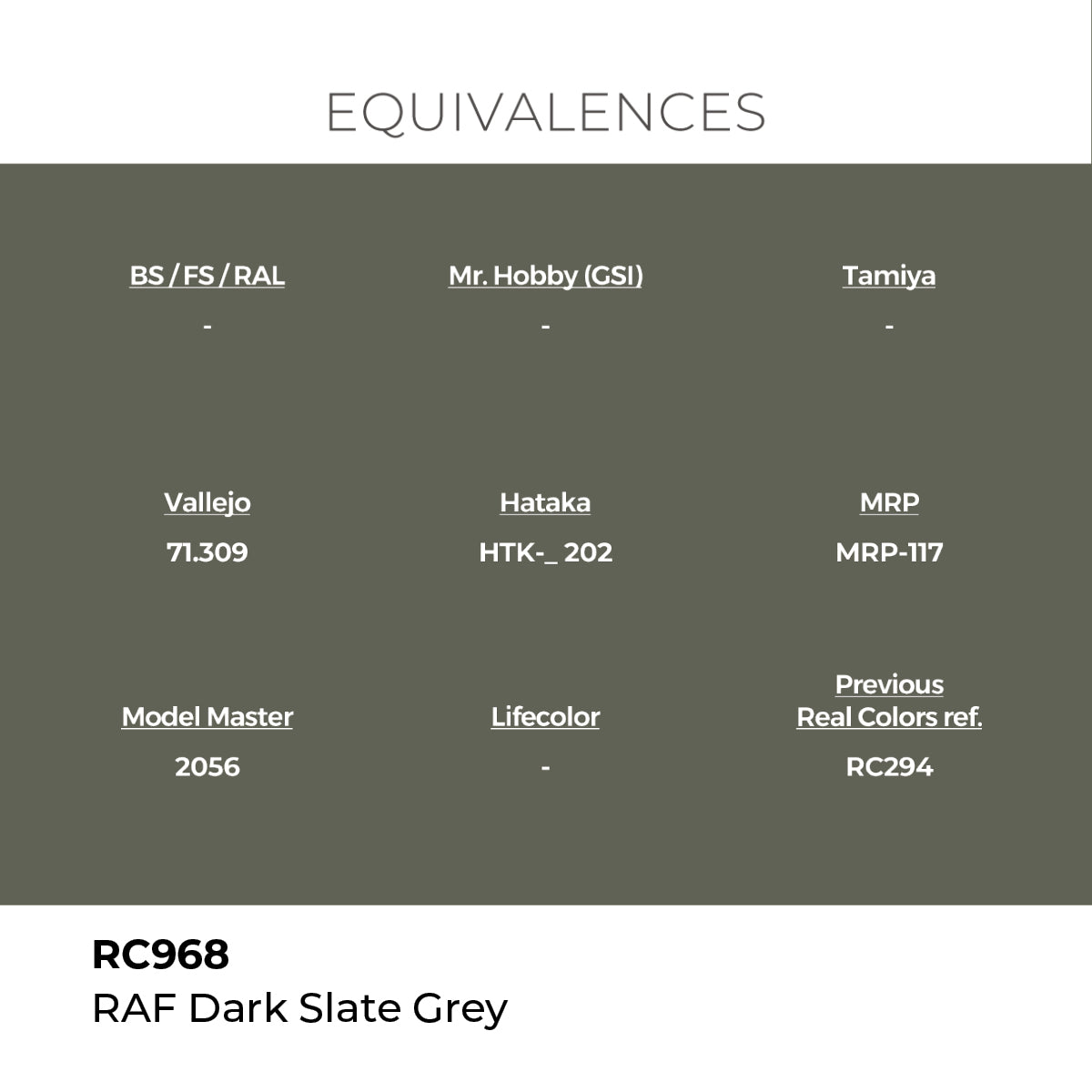 AK Interactive REAL COLORS Raf Dark Slate Grey 17 ml.