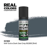 AK Interactive REAL COLORS Raf Extra Dark Sea Grey Bs381C/640 17 ml.