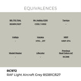 AK Interactive REAL COLORS Raf Light Aircraft Grey Bs381C/627 17 ml.