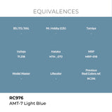 AK Interactive REAL COLORS Amt-7 Light Blue 17 ml.