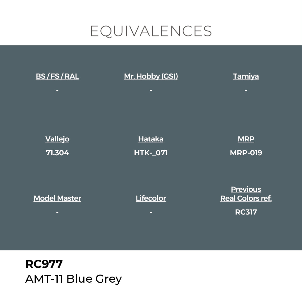 AK Interactive REAL COLORS Amt-11 Blue Grey 17 ml.