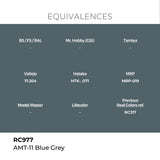 AK Interactive REAL COLORS Amt-11 Blue Grey 17 ml.
