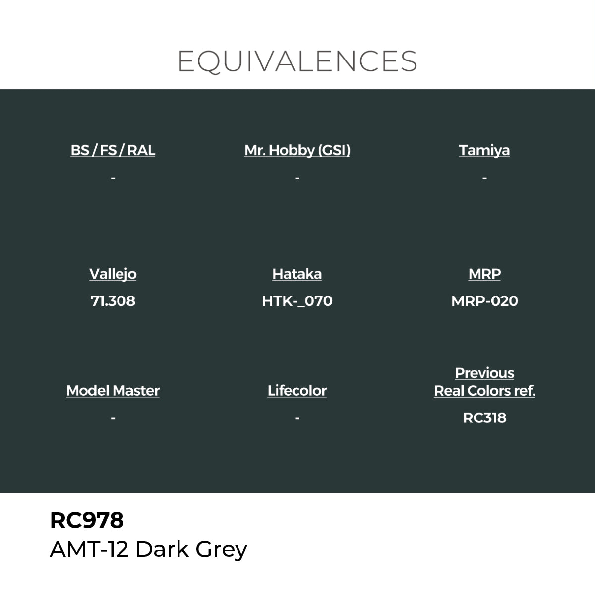AK Interactive REAL COLORS Amt-12 Dark Grey 17 ml.
