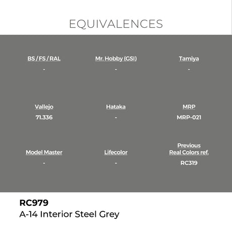 AK Interactive REAL COLORS A-14 Interior Steel Grey 17 ml.