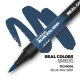 AK Interactive REAL COLORS MARKERS Blue Ral5001