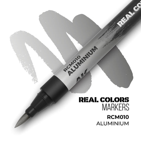 AK Interactive REAL COLORS MARKERS Aluminium