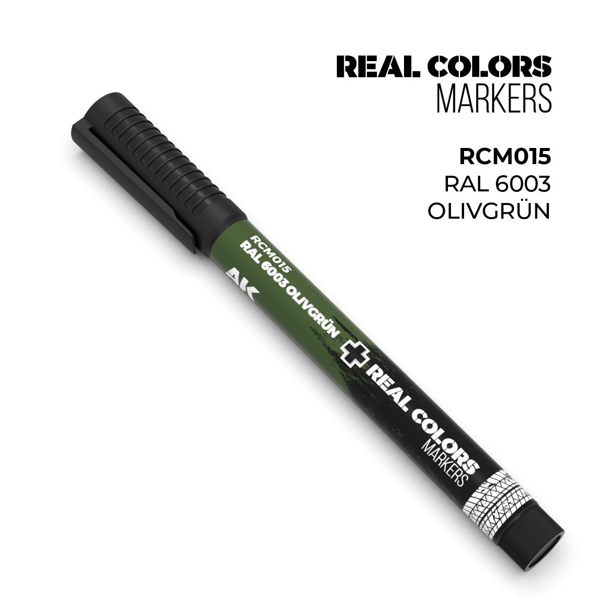 AK Interactive REAL COLORS MARKERS Ral 6003 Olivgrün