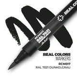 AK Interactive REAL COLORS MARKERS Ral 7021 Dunkelgrau