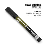 AK Interactive REAL COLORS MARKERS Interior Green Fs 34151