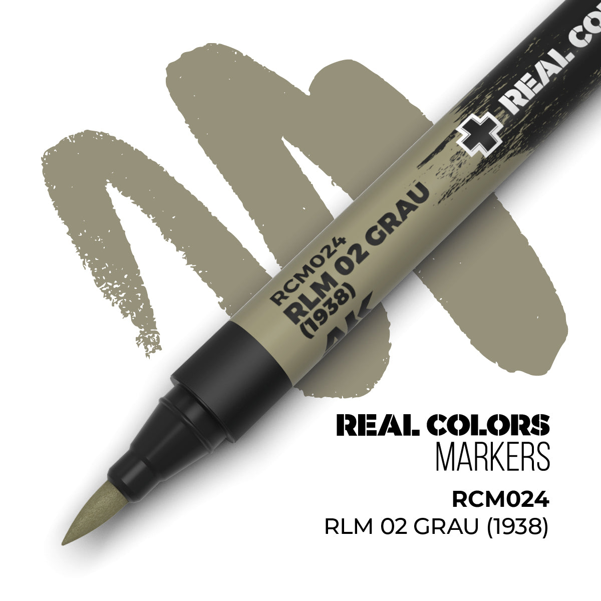 AK Interactive REAL COLORS MARKERS Rlm 02 Grau (1938)