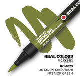 AK Interactive REAL COLORS MARKERS Ijn M3 (M) Mitsubishi Interior Green