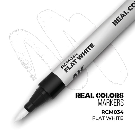 AK Interactive REAL COLORS MARKERS Flat White