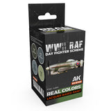AK Interactive REAL COLORS SETS Wwii Raf Day Fighter Scheme Set