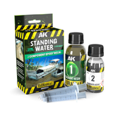 AK Interactive RESIN STAGNANT WATER COMPONENTS EPOXY RESIN 180ML