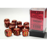 Chessex Scarab W6x12 Scarlet/Gold