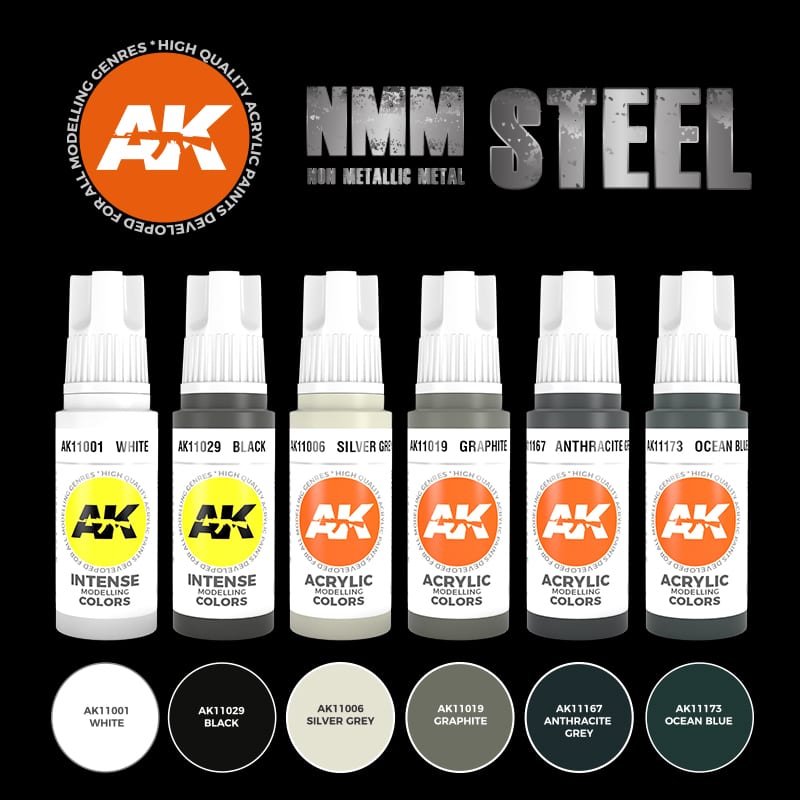 AK Interactive 3GEN Non Metallic Metal Steel