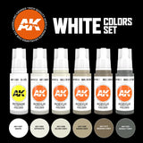 AK Interactive 3GEN White Colors Set
