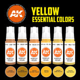 AK Interactive 3GEN Yellow Essential Colors 3Gen Set